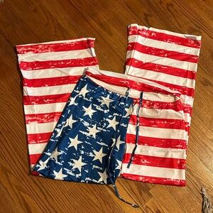 USA American flag pants
